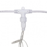 Гирлянда светодиодная Дождь 2x6m 360LED 24V белый эффект водопада, прозрачный провод IP65