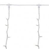 Гирлянда светодиодная Дождь 2x6m 360LED 24V белый эффект водопада, прозрачный провод IP65