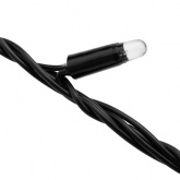 Гирлянда светодиодная Дождь 2x6m 1520LED 230V белый эффект водопада, черный провод IP65