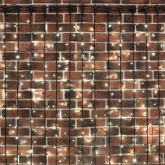 Гирлянда светодиодная Дождь 2x9m 2200LED 230V белый эффект водопада, черный провод IP65