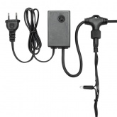 Гирлянда светодиодная Дождь 2x6m 1520LED 230V синий эффект водопада, черный провод IP65