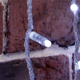 Гирлянда светодиодная Дождь 2x6m 768LED 230V белый постоянное свечение, прозрачный провод IP65