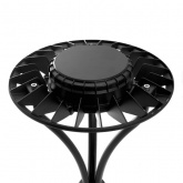 Светильник уличный светодиодный Feron SP7010 50W 5000K 230V 5000lm IP65 черный 380x550mm D80mm