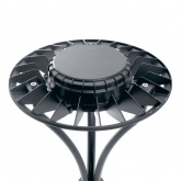 Светильник уличный светодиодный Feron SP7010 50W 3000K 230V 5000lm IP65 черный 380x550mm D80mm