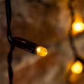 Гирлянда Светодиодный Дождь 2x3м 760LED желтый IP44 эффект мерцания, черный провод, 230В