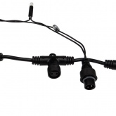 Гирлянда Светодиодный Дождь 2x3м 760LED белый IP44 эффект мерцания, черный провод, 230В