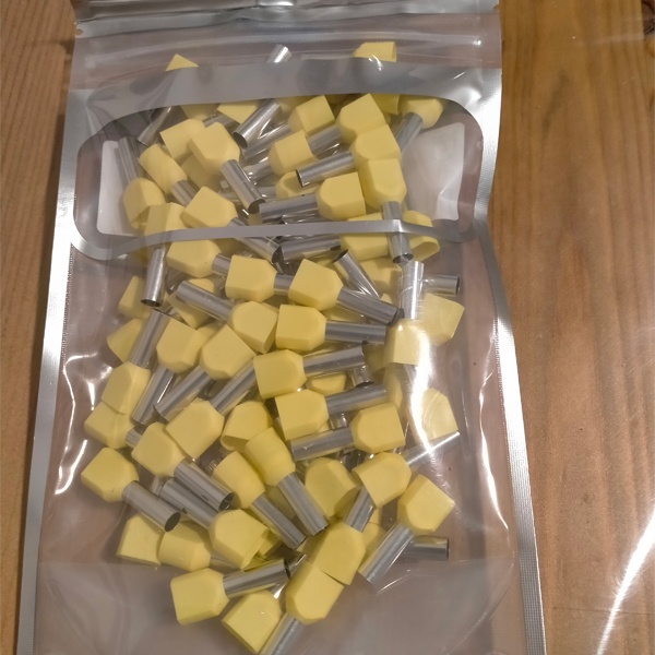 Обжимные наконечники втулочные двойные 2x6 мм2