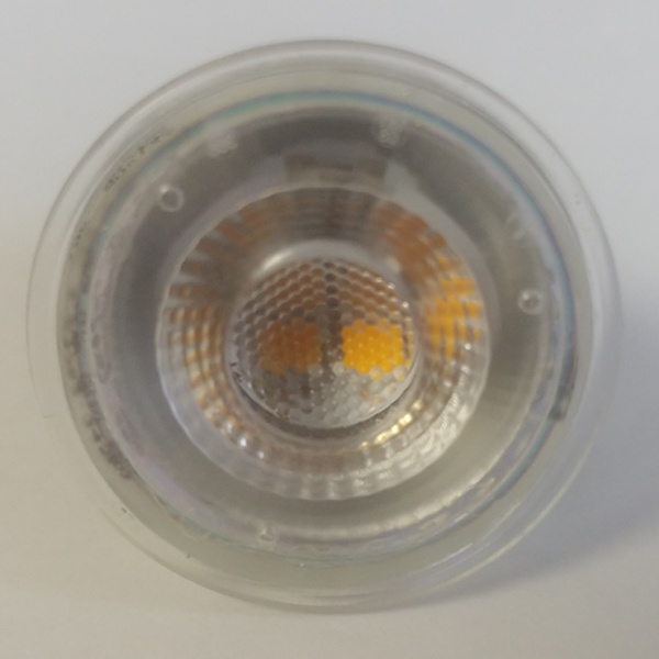 Светодиодная, диммируемая, низковольтная, лампочка акцентного освещения Осрам, мощностью 4,2 Ватта, с цоколем GU4, теплый свет