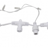 Гирлянда Светодиодный Дождь 2x3м 448LED синий IP44 постоянное свечение, прозрачный провод, 230В