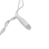 Гирлянда Светодиодный Дождь 2x3м 760LED тепло-белый IP44 постоянное свечение, белый провод, 230В