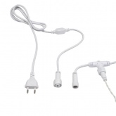 Гирлянда Светодиодный Дождь 2x3м 760LED желтый IP44 постоянное свечение, белый провод, 230В