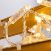 Светодиодная фигура Звезда 50 см, 80 светодиодов, с трубой и подвесом, цвет свечения теплый белый