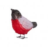 Акриловая светодиодная фигура Семья снегирей, 16х9х13см 40 LED IP20 (питание от батареек 3AA)