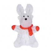 Акриловая светодиодная фигура Олененок в шарфе, 20х17х30см 24 LED (питание от батареек 2AA)