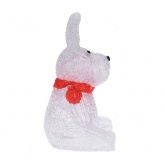 Акриловая светодиодная фигура Олененок в шарфе, 20х17х30см 24 LED (питание от батареек 2AA)