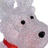 Акриловая светодиодная фигура Олененок в шарфе, 20х17х30см 24 LED (питание от батареек 2AA)