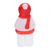 Акриловая светодиодная фигура Снеговик в синих варежках, 31х25х59см IP65 трансформатор в комплекте