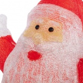 Акриловая светодиодная фигура Приветствующий Санта Клаус 76х47х120см IP65 трансформатор в комплекте