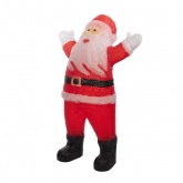 Акриловая светодиодная фигура Приветствующий Санта Клаус 76х47х120см IP65 трансформатор в комплекте