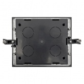 Лючок напольный EKF C-Line 8 под 4 механизма 45х45 (8 модулей) IP30 серый