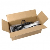 Встраиваемая выдвижная мини-колонна EKF на 6 модулей C-Line металлик