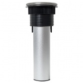 Встраиваемая выдвижная мини-колонна EKF на 6 модулей C-Line металлик