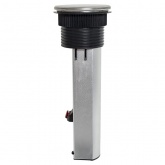 Встраиваемая выдвижная мини-колонна EKF на 8 модулей C-Line металлик