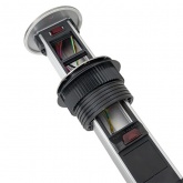 Встраиваемая выдвижная мини-колонна EKF на 8 модулей C-Line металлик