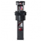 Встраиваемая выдвижная мини-колонна EKF с беспроводной зарядкой 15Вт 8 модулей C-Line металлик