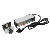 Настольный розеточный блок EKF для крепления к столу на 8 модулей C-Line металлик