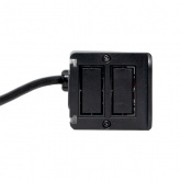 Настольный розеточный блок EKF для крепления к столу на 8 модулей C-Line металлик