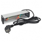 Настольный розеточный блок EKF для крепления к столу на 10 модулей C-Line металлик