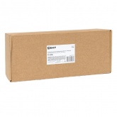 Встраиваемый настольный розеточный блок EKF на 10 модулей C-Line металлик