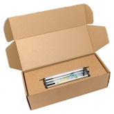 Настольный розеточный блок EKF для крепления под столом на 8 модулей C-Line металлик