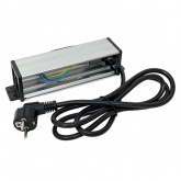 Настольный розеточный блок EKF для крепления под столом на 8 модулей C-Line металлик