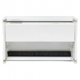 Встраиваемый настольный розеточный блок EKF выдвижной на 8 модулей C-Line металлик