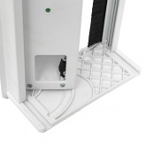 Встраиваемый настольный розеточный блок EKF выдвижной на 8 модулей C-Line металлик