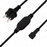 Шнур питания для гирлянды Дюраплей 3А подключение до 700м 700Вт 230В