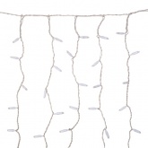 Гирлянда Светодиодный Дождь 2х3м прозрачный провод 230V RGB 600LED свечение с динамикой