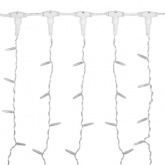 Гирлянда Светодиодный Дождь 2x1,5м 192LED мульти IP44 постоянное свечение, прозрачный провод, 230В