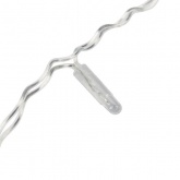 Гирлянда Светодиодный Дождь 2x1,5м 192LED тепло-белый IP44 постоянное свечение, прозрачный провод