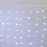 Гирлянда Светодиодный Дождь 2x1,5м 360LED белый IP44 постоянное свечение, прозрачный провод, 230В