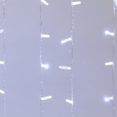 Гирлянда Светодиодный Дождь 2x1,5м 360LED белый IP44 постоянное свечение, прозрачный провод, 230В
