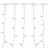 Гирлянда Светодиодный Дождь 2x1,5м 192LED синий IP44 постоянное свечение, прозрачный провод, 230В