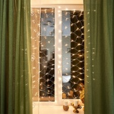 Гирлянда Сеть 1,8х1,5м 180LED тепло-белый, 8 режимов свечения, прозрачный провод, 230В