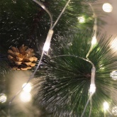 Гирлянда Сеть 1,8х1,5м 180LED белый, 8 режимов свечения, прозрачный провод, 230В