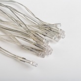 Гирлянда Сеть 1,5х1,5м 150LED мультиколор, 8 режимов свечения, прозрачный провод, 230В