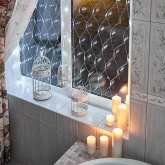 Гирлянда Сеть 1,5х1,5м прозрачный ПВХ, 96 LED белый, IP20, 8 режимов, в линию не соединяется