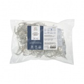 Гирлянда бахрома светодиодная 4,8х0,6м 176LED синий IP44, постоянное свечение,прозрачный провод