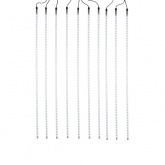 Гирлянда Тающие сосульки 24В, комплект 10шт. х100см, шаг 1м, 900LED, белый, соединяются, IP65